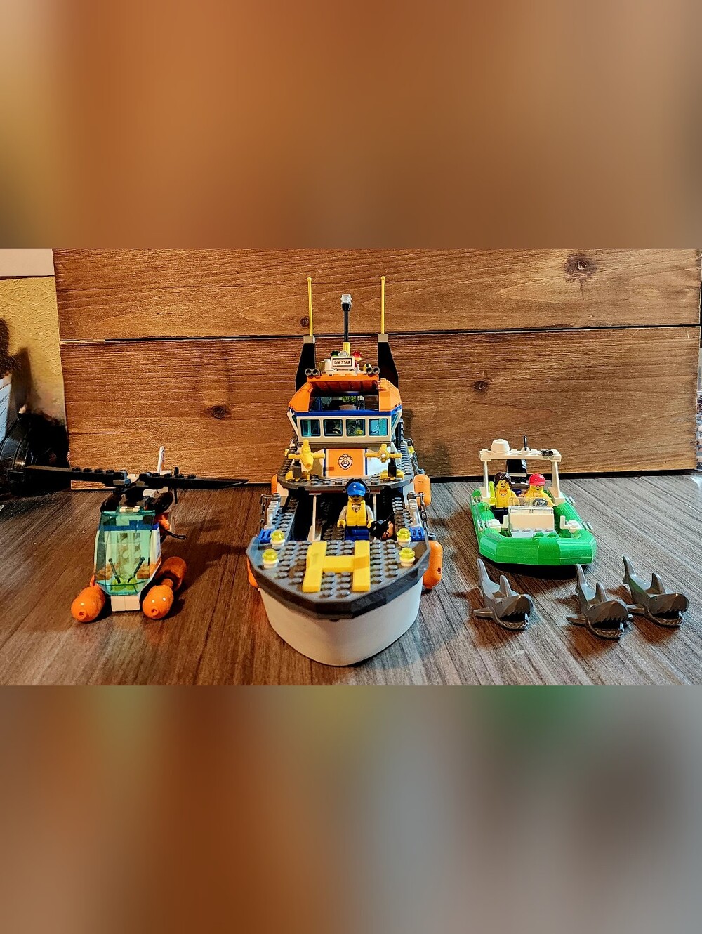💥 LEGO City 60014 Coast Guard Patrol Vessel Helicopter & Sub Lot 💥 - Picture 11 of 17